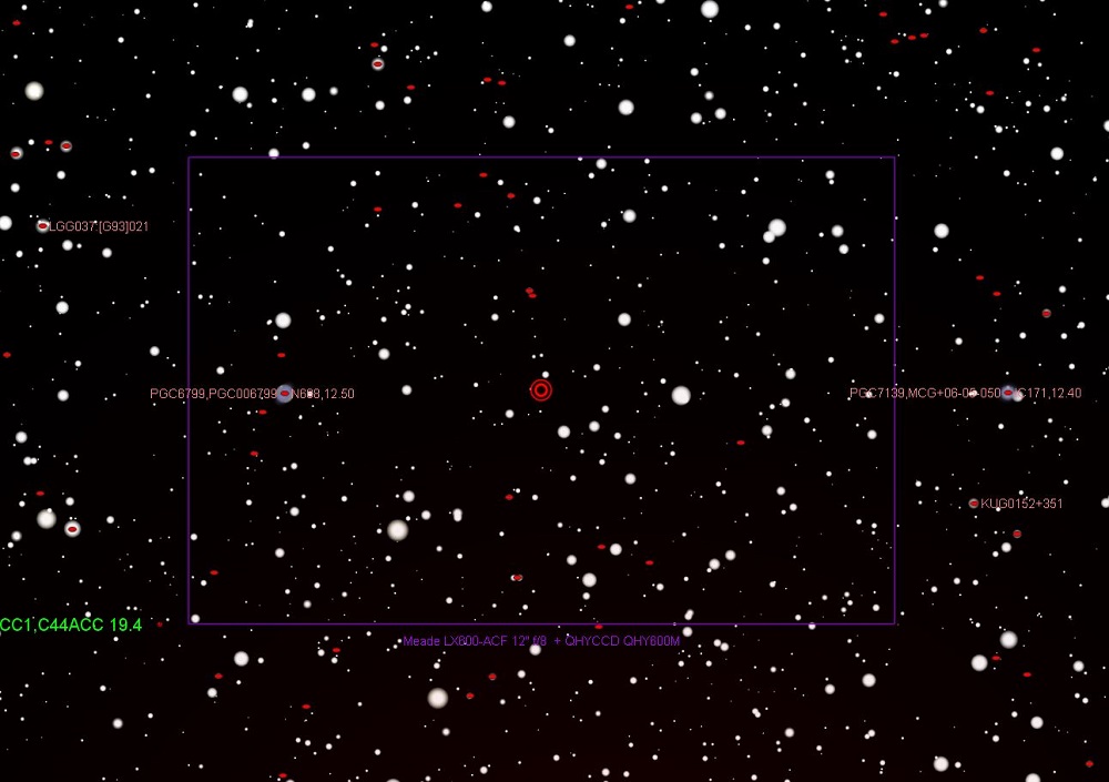 Mosaic position 2 of the fast object C44ACC1