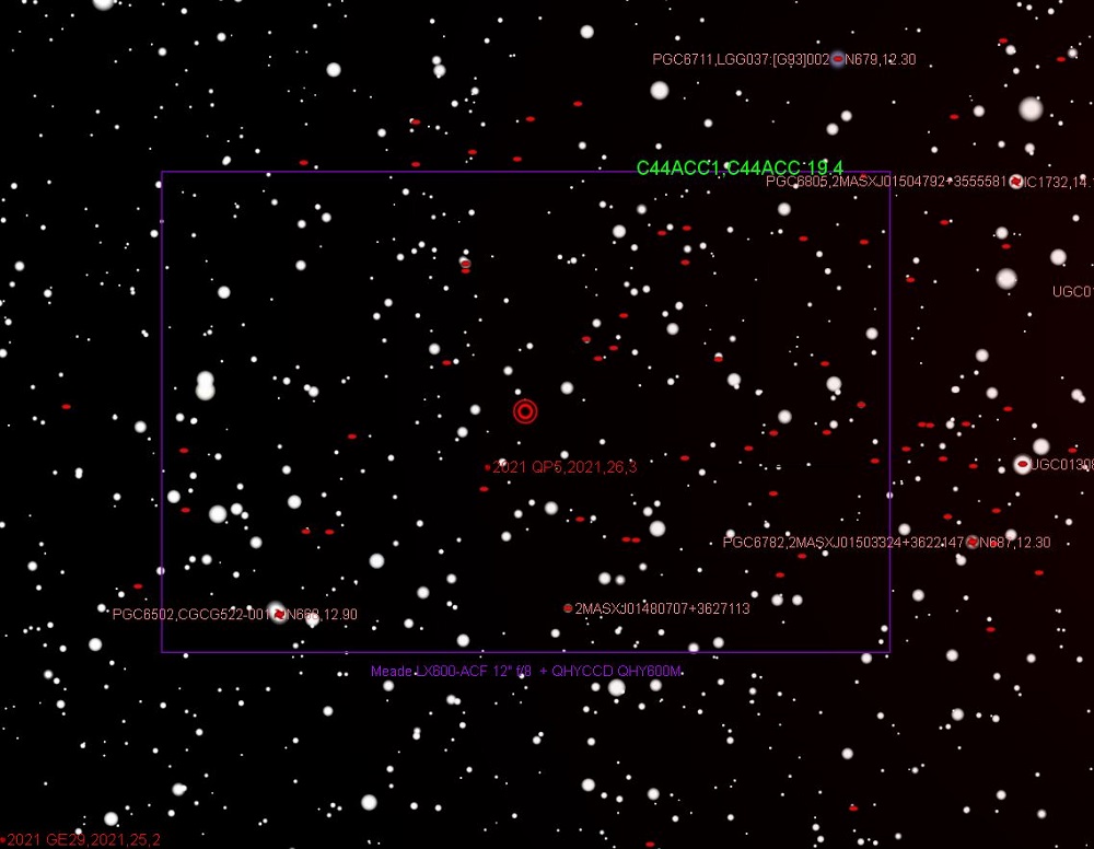 Mosaic position 3 of the fast object C44ACC1
