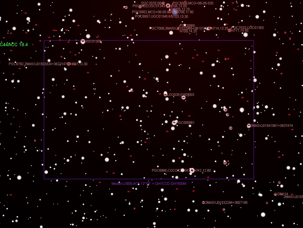 Mosaic position 4 of the fast object C44ACC1